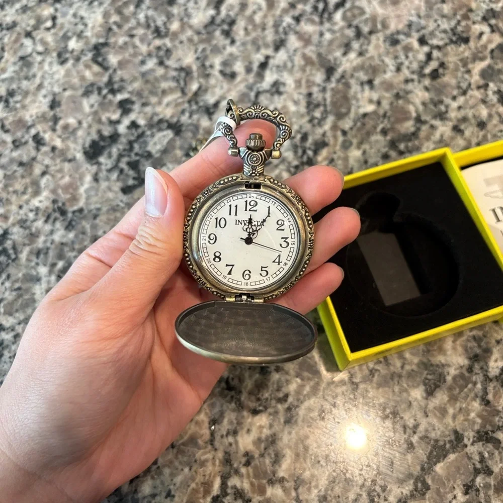 Invicta Motorcycle Men's Pocket Watch - 47mm, Bronze NWT